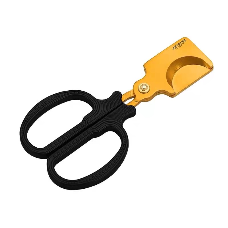 JIFENG Classic Large Ring Gauge Cigar Cutter | Vintage Handle Guillotine Cutter