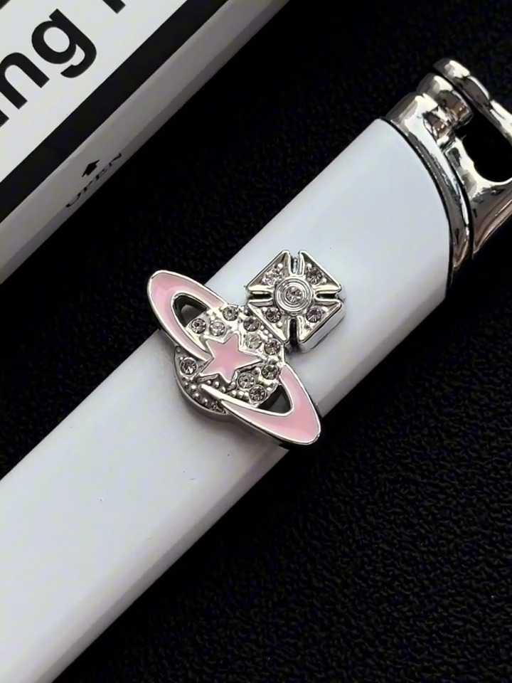 Planet Star Gradient Flame Windproof Torch Lighter | Elegant Gift for Her