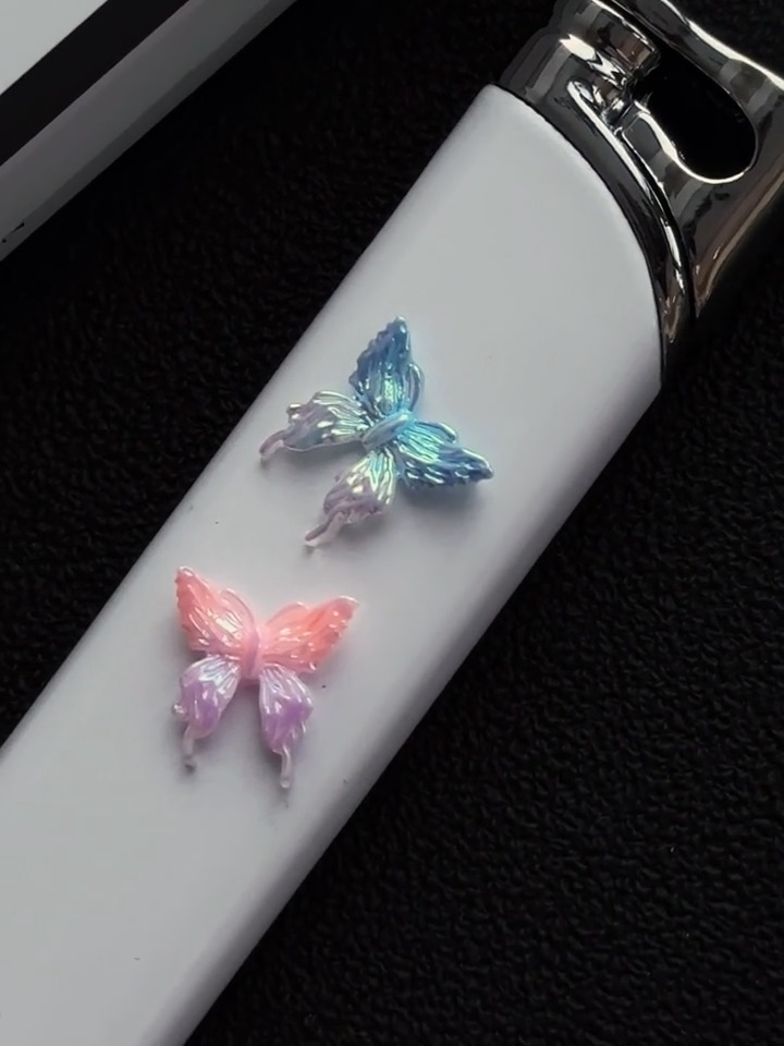 Butterfly Gradient Flame Windproof Torch Lighter | Elegant Gift for Her