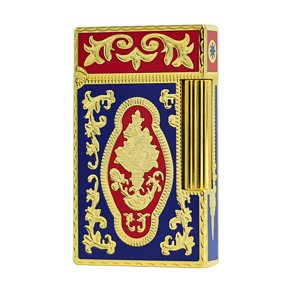 S.T. Dupont Royal Blue with Gold Engraved Edition Luxury Lighter