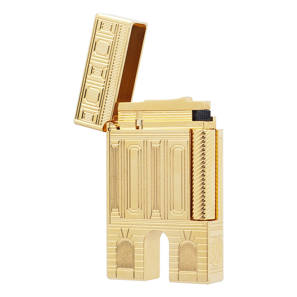 S.T. Dupont Ligne 2 Luxury Place Vendôme Inspired Gold Lighter - Detail View