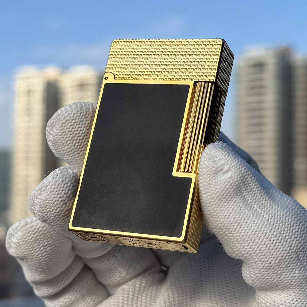 S.T. Dupont Ligne 2 Frosted lighter with Lattice Engraving Craftsmanship - View 12