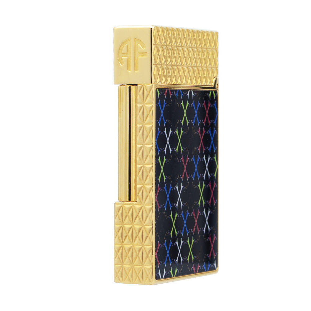 S.T. Dupont L2 Fuente Opus X Multicolor Lacquer Lighter - Detail View