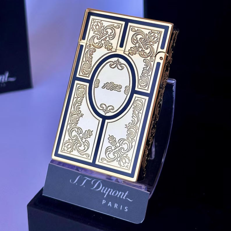 ST DUPONT SECOND EMPIRE PREMIUM GAS LIGHTER - LIMITED EDITION - Side View