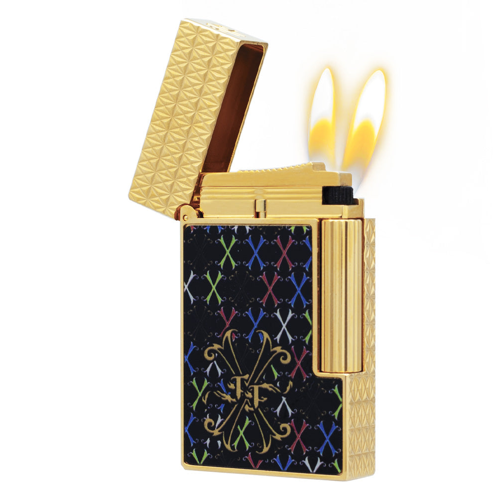 S.T. Dupont L2 Fuente Opus X Multicolor Lacquer Lighter - Double Soft Flame - View 8