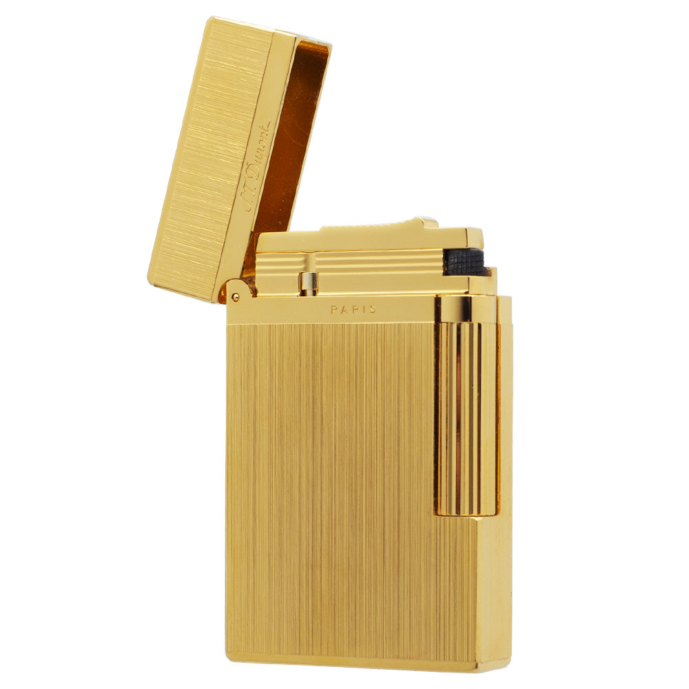 Brushed Metal ST Dupont Ligne 2 Lighter - View 7