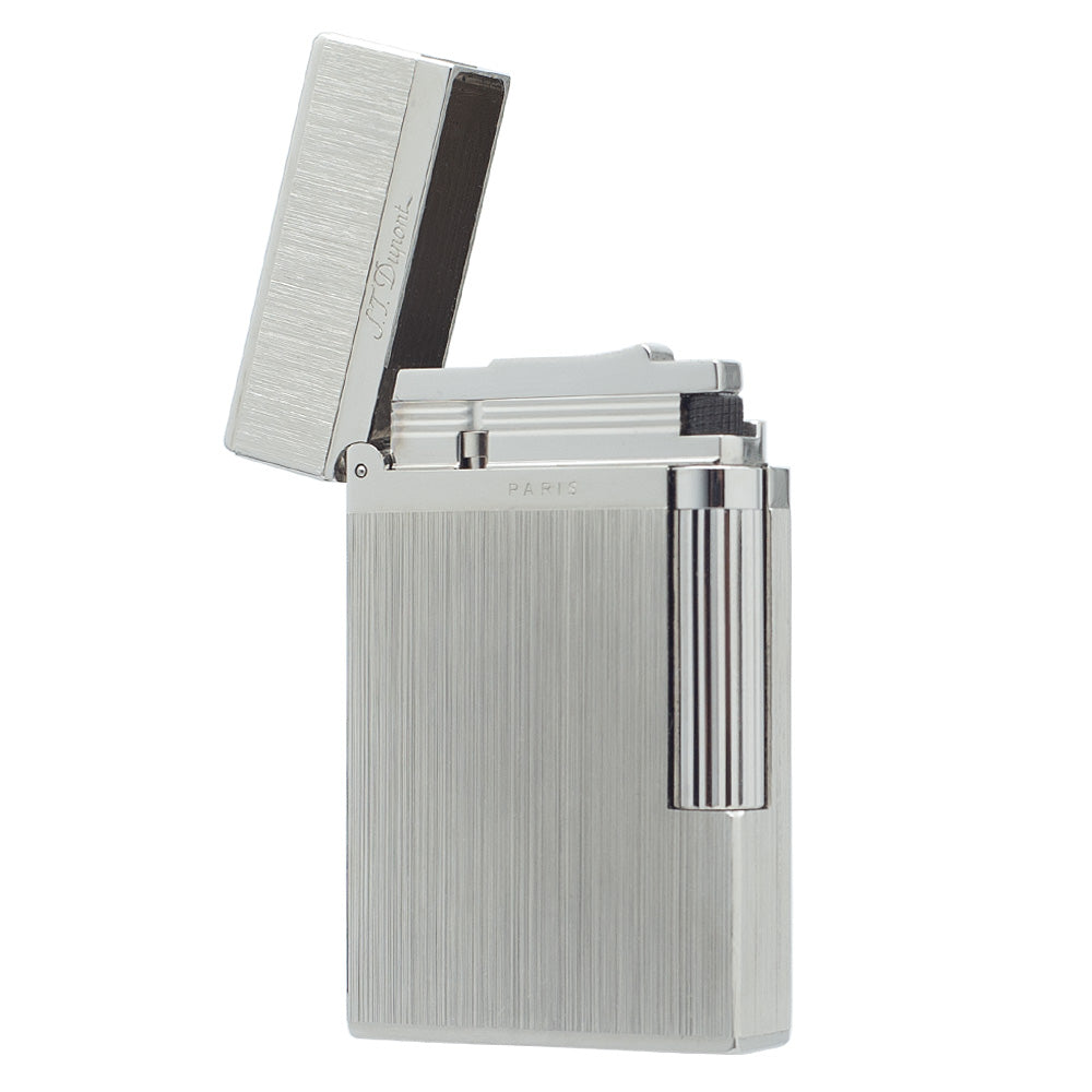 Brushed Metal ST Dupont Ligne 2 Lighter - View 11