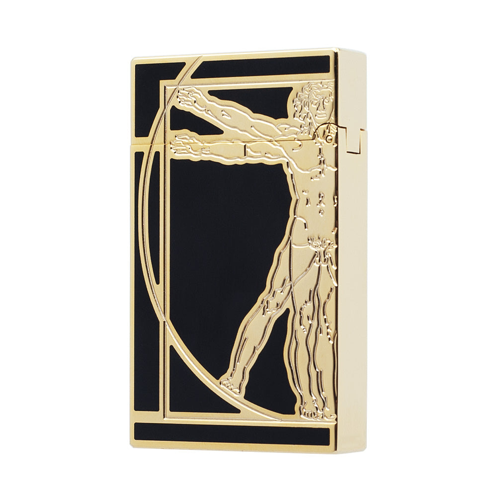 S.T. Dupont Lighter Uomo vitruviano Da Vinci Man Pattern - View 14