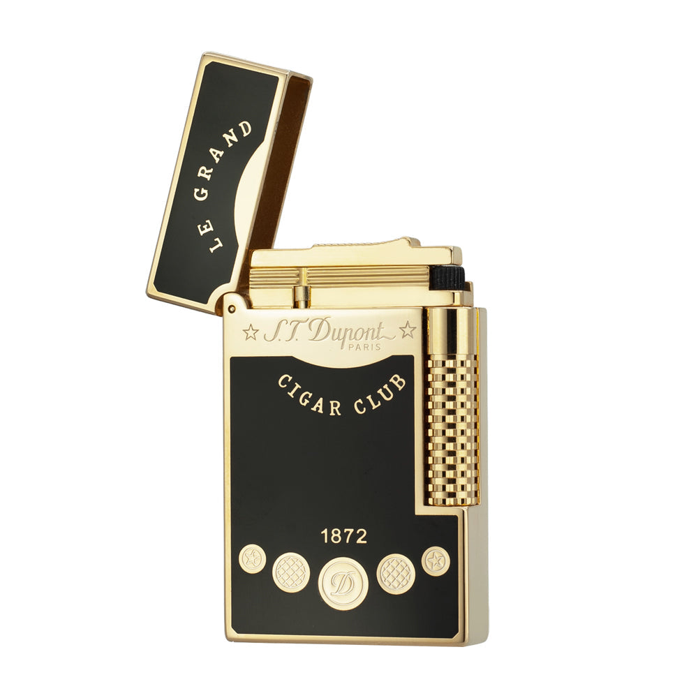 Double Flame S.T. Dupont Cohiba Club Edition Le Grand Ligne 2 Lighter - Detail View