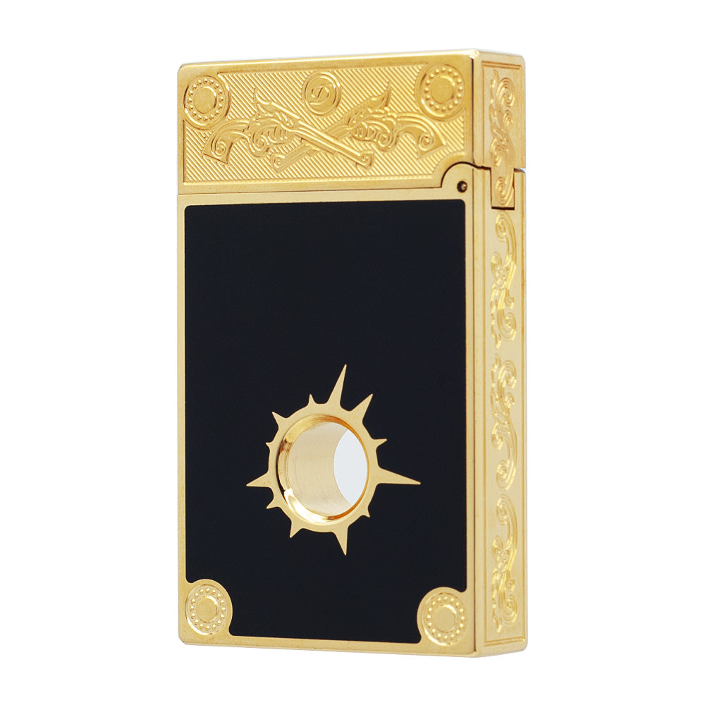 S.T Dupont Ligne 2 Muzzle Hole Paint Lighter - Side View