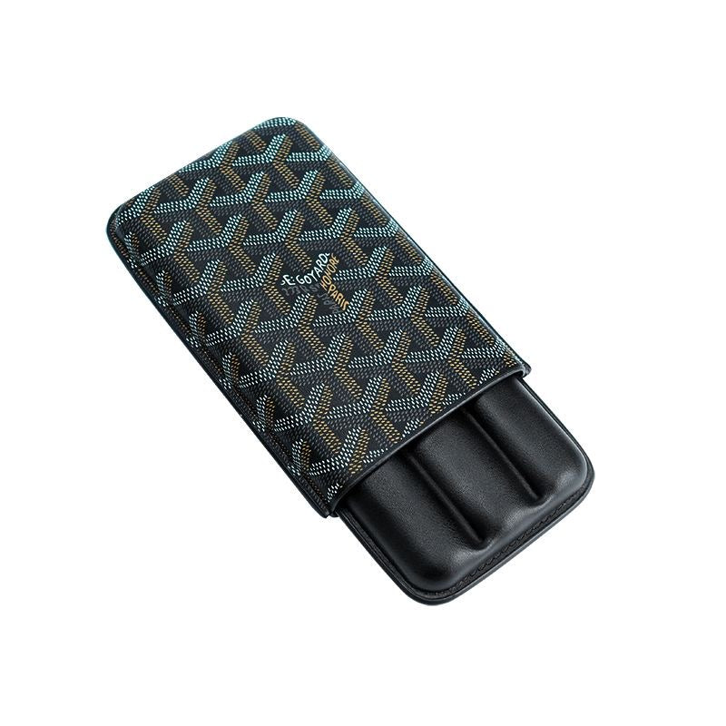 Goyard Luxury Cigar Case with Slot Holder - View 7