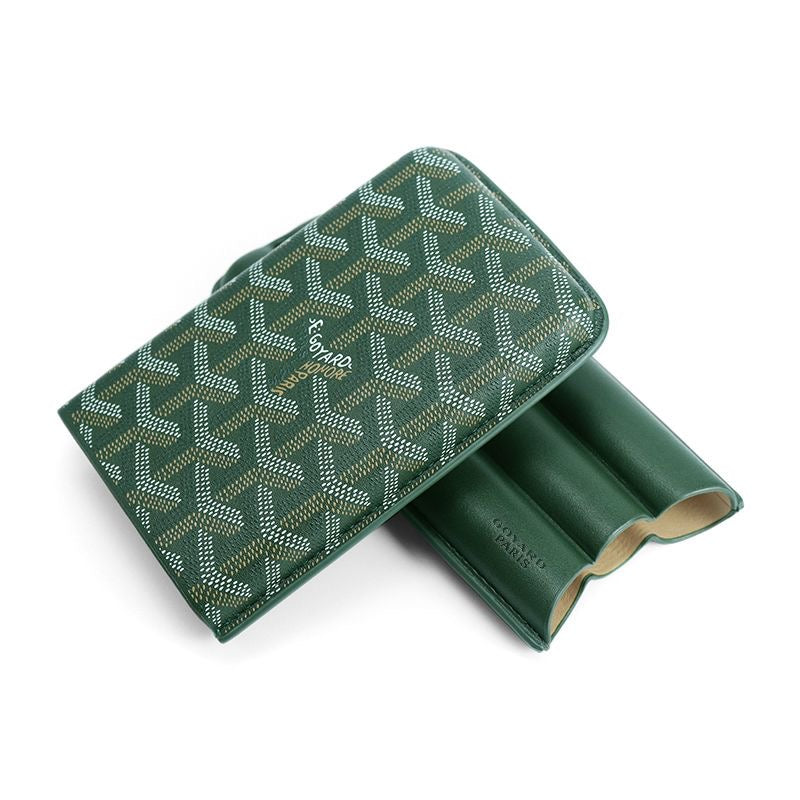 Goyard Luxury Cigar Case with Slot Holder - View 13