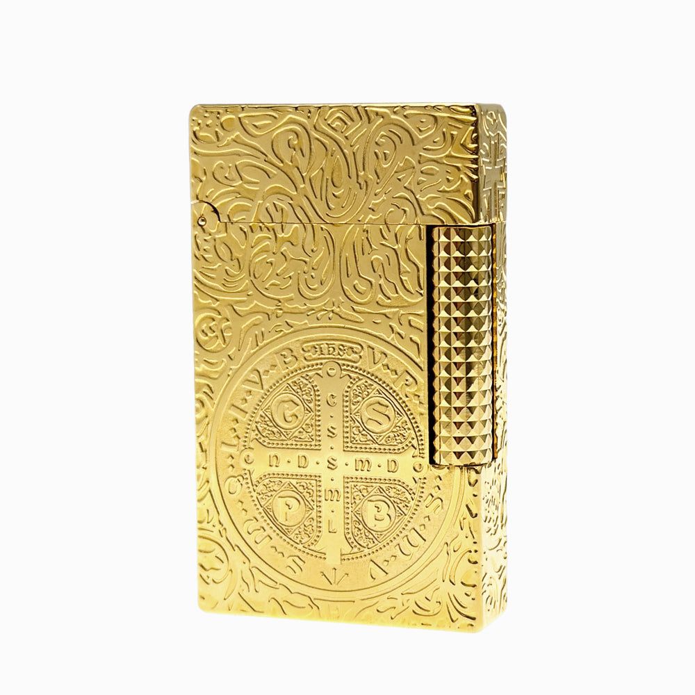 Constantine Ping Sound ST Dupont Lighter - Limited Edition - Gold - Front View
