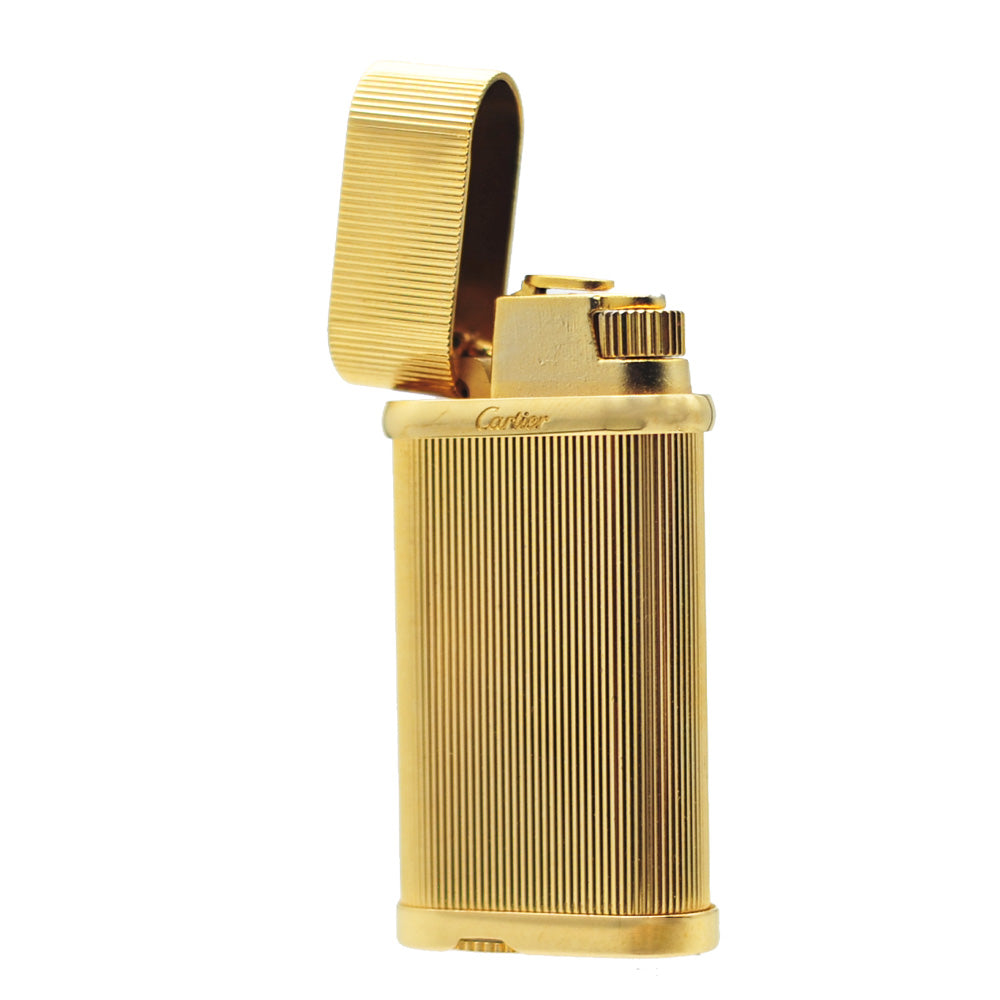Cartier Lighter Vertical Pattern Style Inflatable Cigar Lighter - Detail View