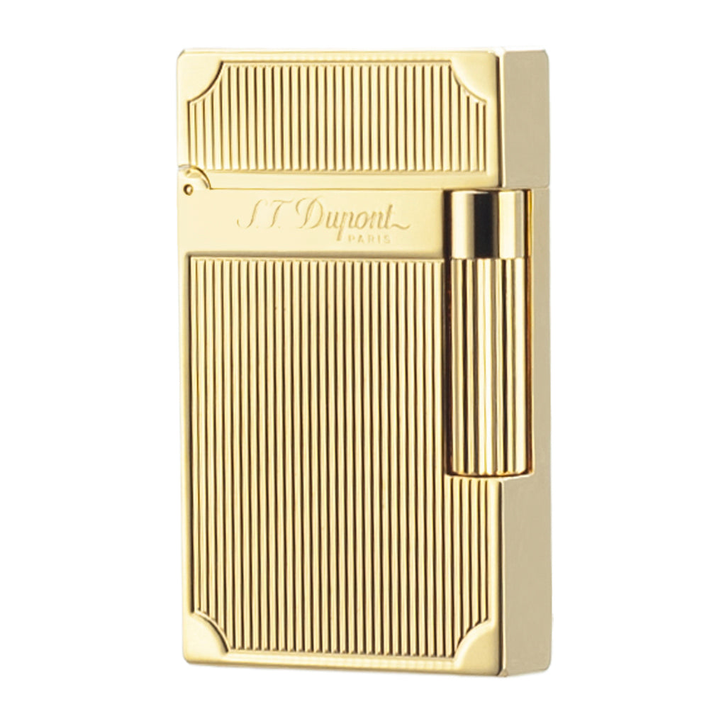 S.T. Dupont Ligne 2 Malletier Lighter - Gold - Front View