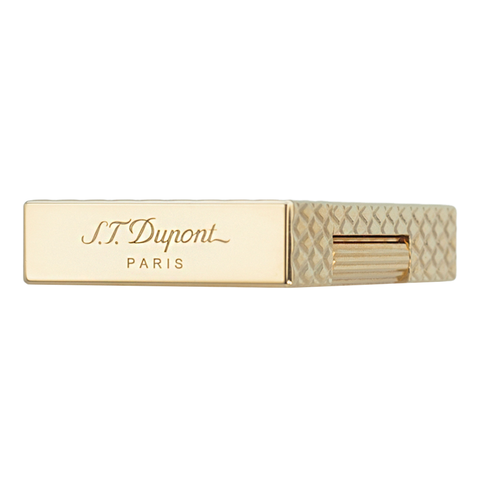 Double Flames S.T. Dupont Ligne 2 Game of Thrones Lighter – Fire Orange with Dragon Scale Design - Close-up