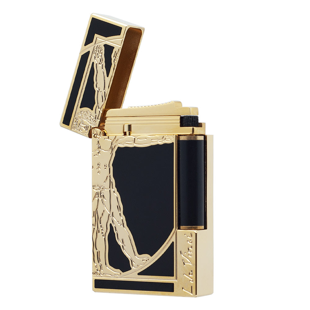 S.T. Dupont Lighter Uomo vitruviano Da Vinci Man Pattern - View 15