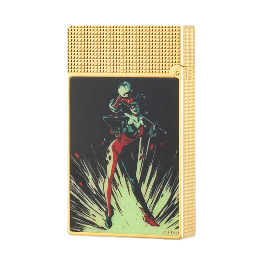 S.T. Dupont Ligne 2 Harley Quinn Limited Lighter - Side View