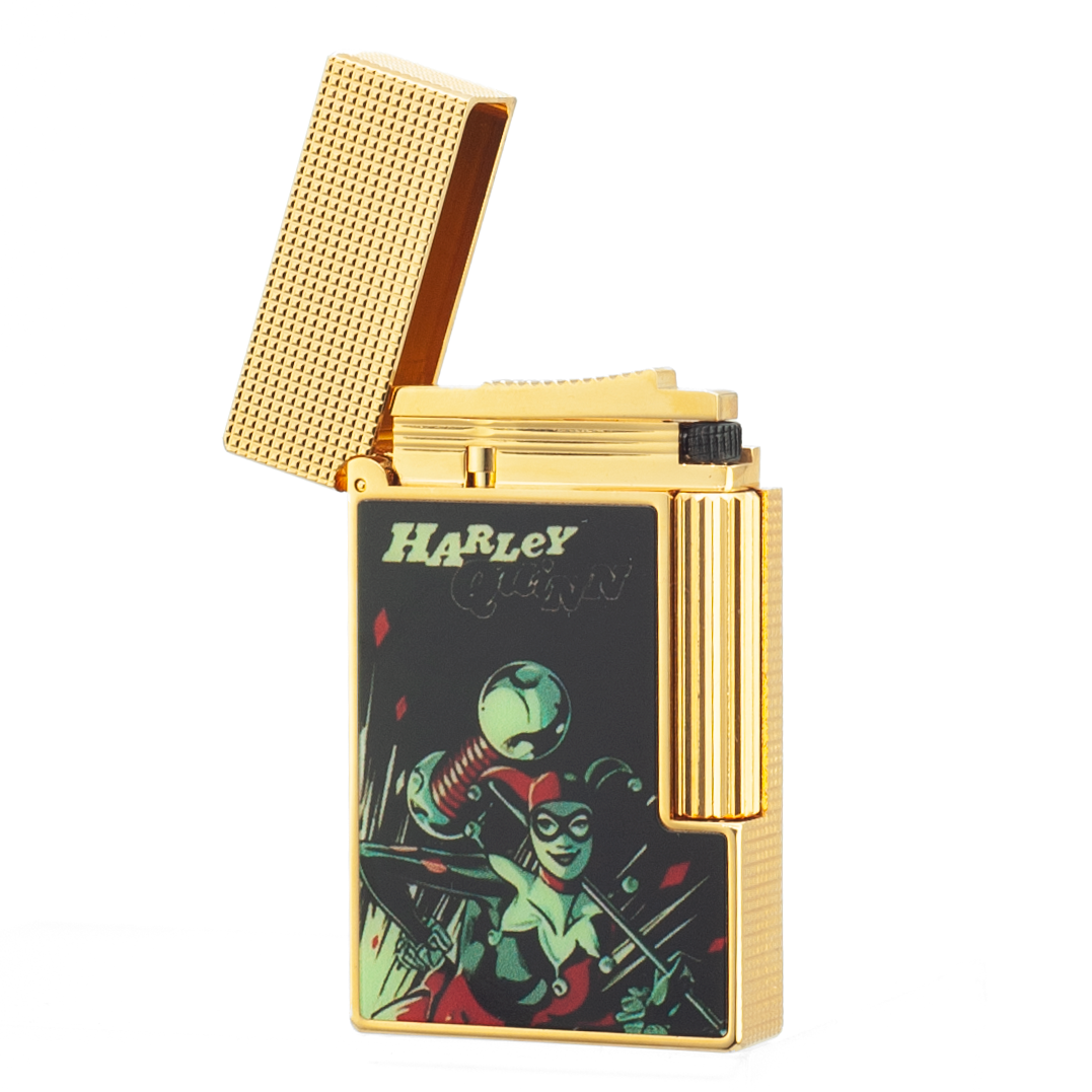 S.T. Dupont Ligne 2 Harley Quinn Limited Lighter - Detail View