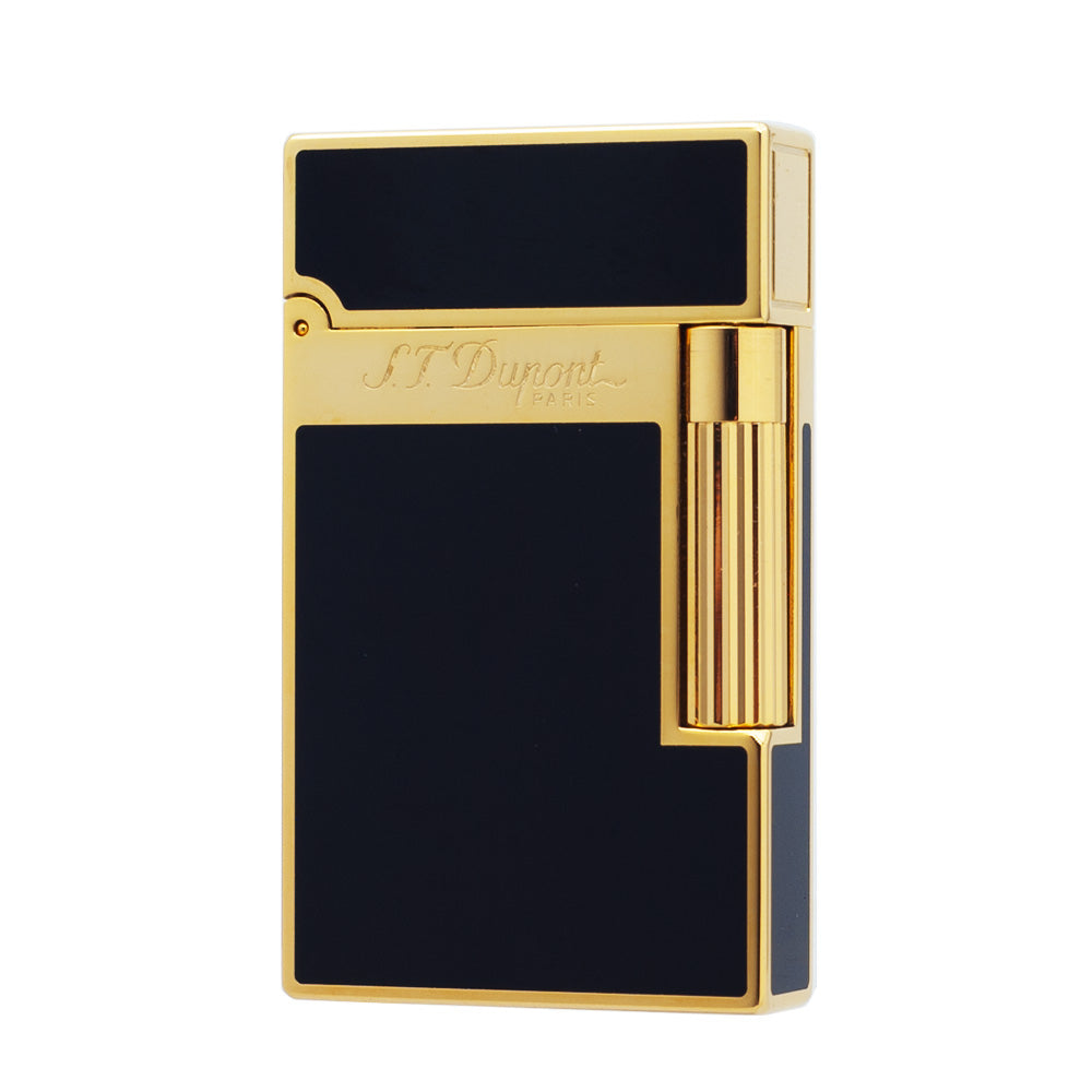 Classic Paint S T Ligne 2 Dupont Lighter Black Lacquer - Black with Gold - Front View