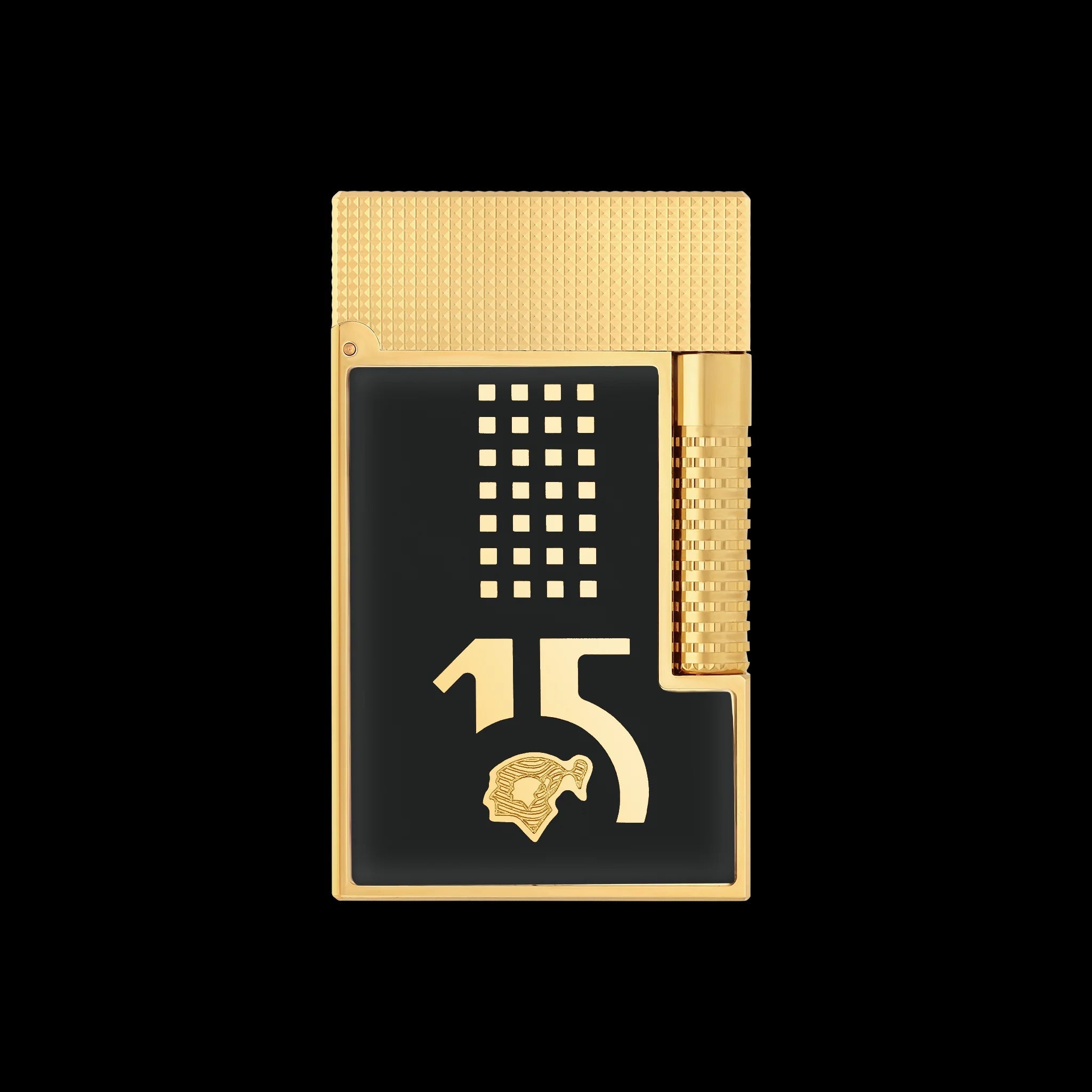 S.T. Dupont Ligne 2 Behike Black and Gold Lacquer Luxury Lighter