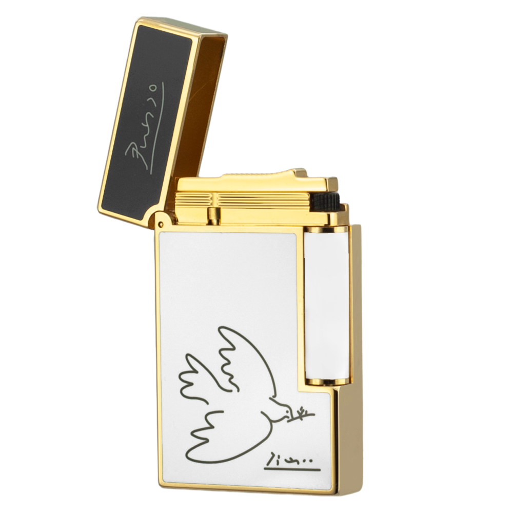 Picasso Peace Dove S.T. Dupont Lighter - Detail View
