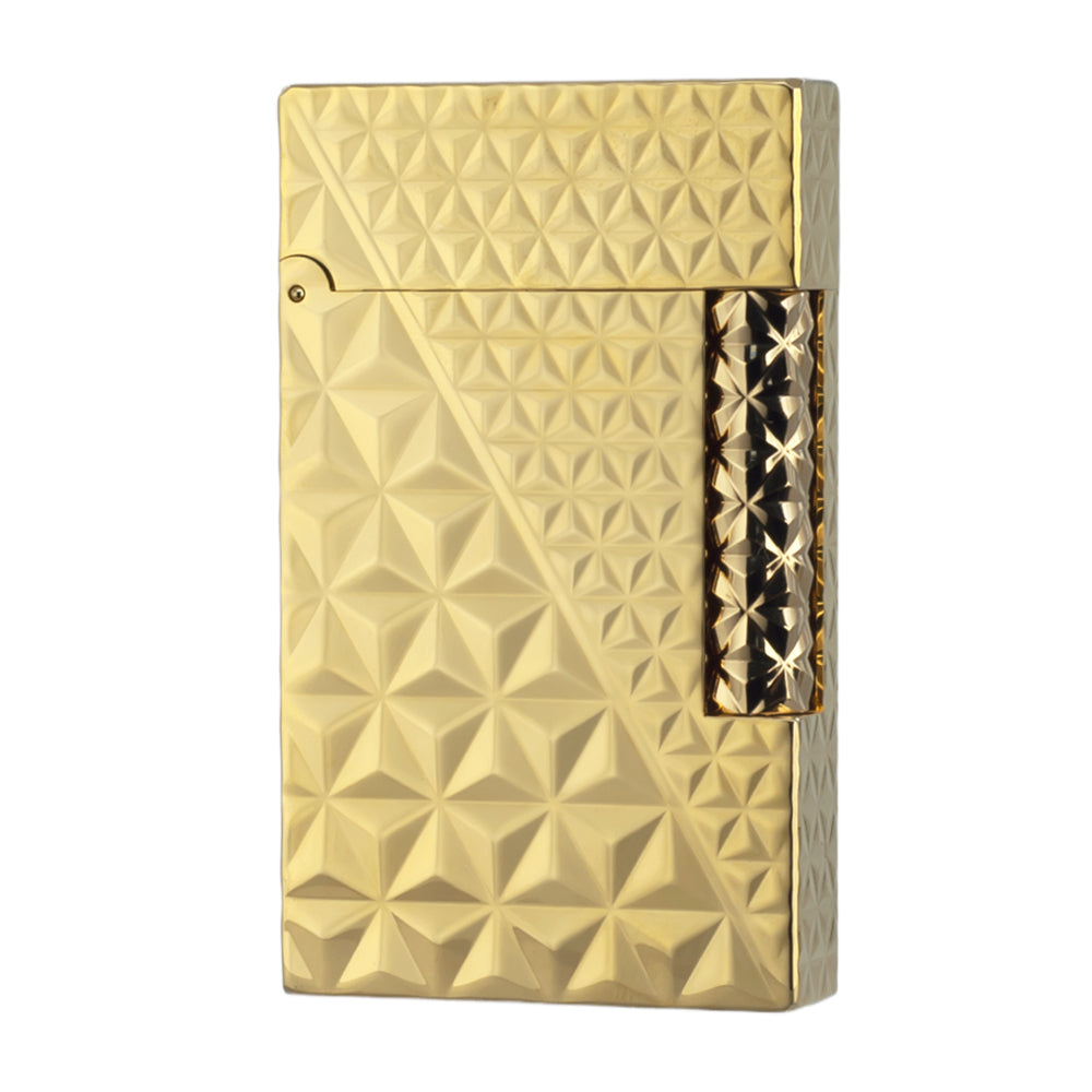 Luxury Diamond Classic S.T Dupont Lighter - Gold - View 7