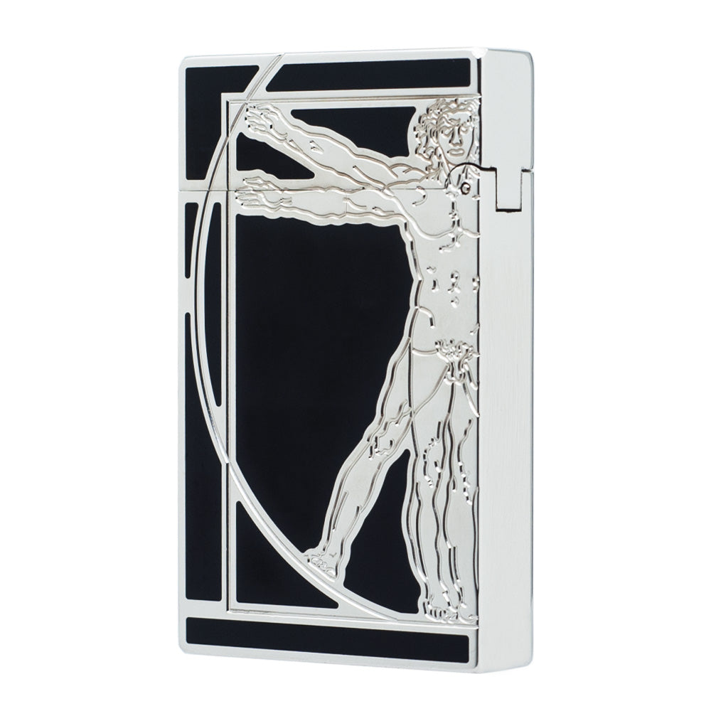 S.T. Dupont Lighter Uomo vitruviano Da Vinci Man Pattern - View 8