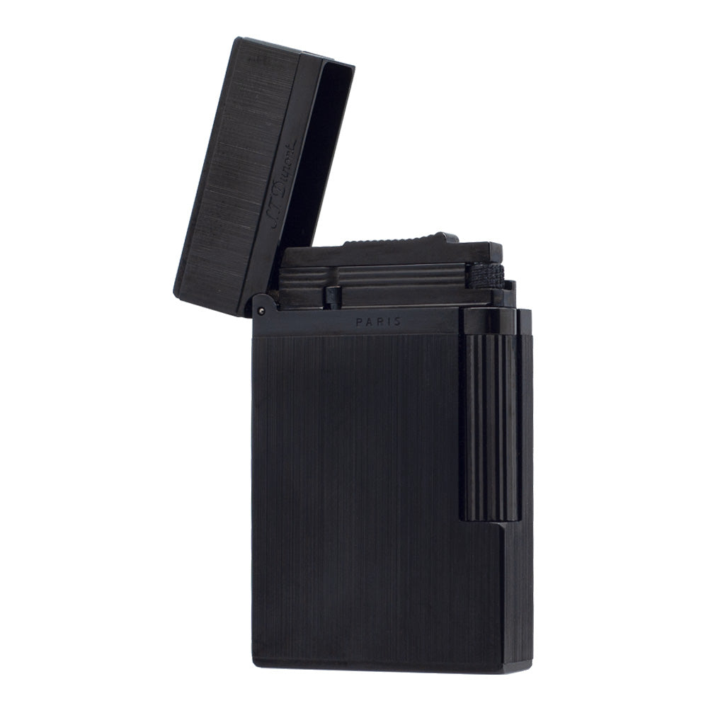 Brushed Metal ST Dupont Ligne 2 Lighter - Detail View