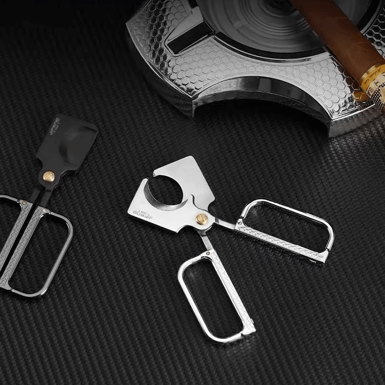 JIFENG Large Ring Gauge Cigar Cutter | Premium Guillotine Cutter with Gift Box