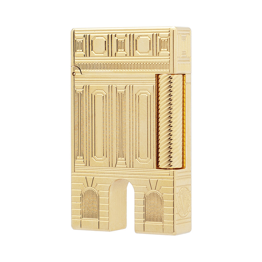 S.T. Dupont Ligne 2 Luxury Place Vendôme Inspired Gold Lighter - Gold - Front View