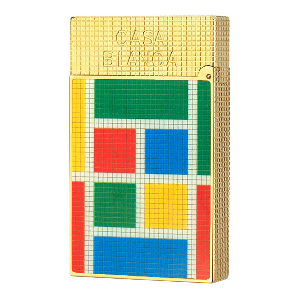 S.T. Dupont Ligne 2 Casablanca Vintage Multicolor Lighter - Side View