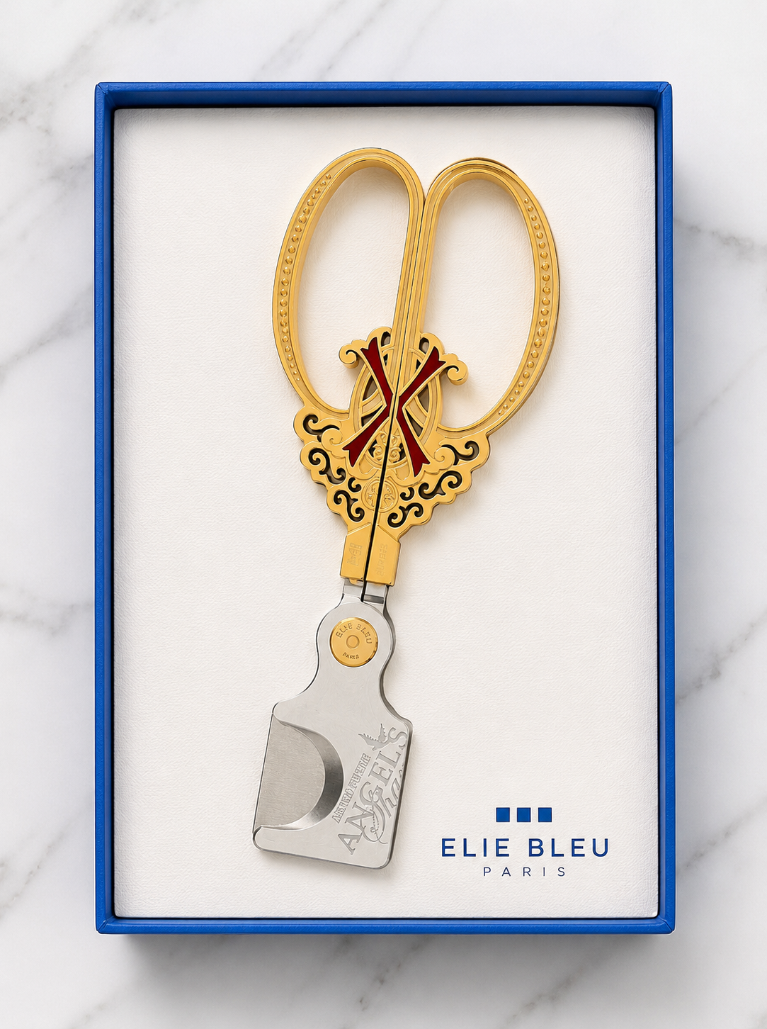 EB Angel Share Red X Luxury Cigar Scissors | Limited Collector Edition