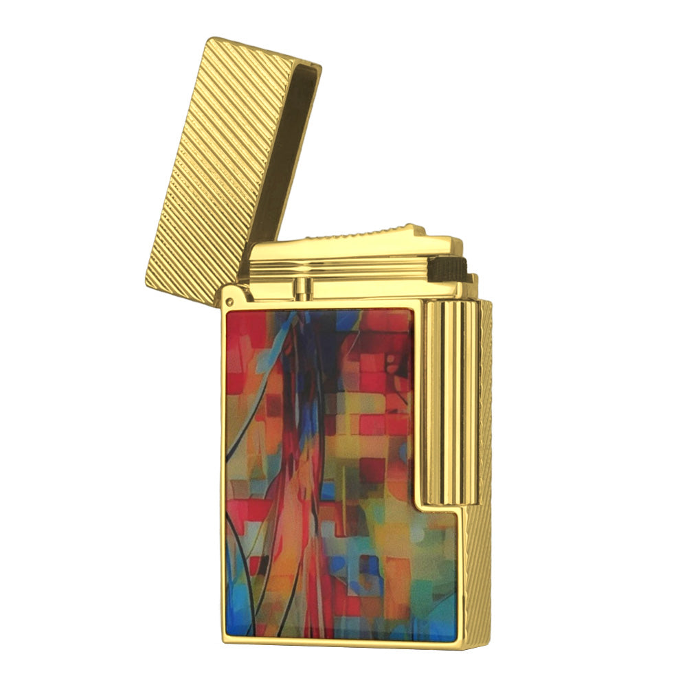 St Dupont Graffiti Ligne 2 Pure Copper Lacquer Lighter - Detail View
