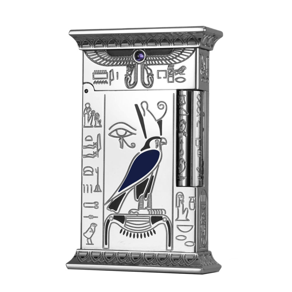 S.T. Dupont Pharaoh Ligne 2 Lighter - Limited Edition - Silver - Angle View