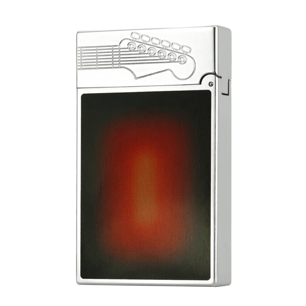 S.T. Dupont Ligne 2 Fender Anniversary Premium Silver Lighter - Side View