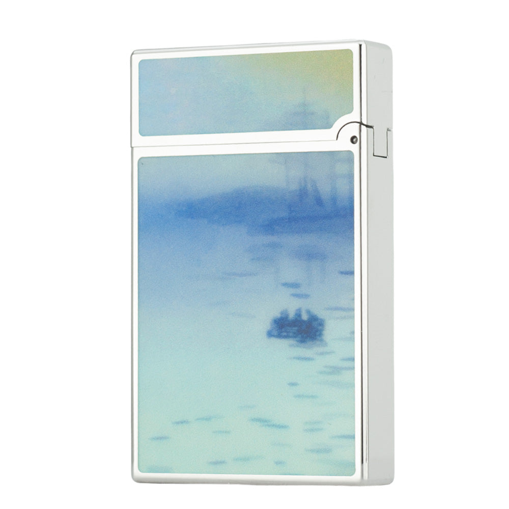 S.T. Dupont Ligne 2 Monet Sunrise Luxury Art Lighter - Side View