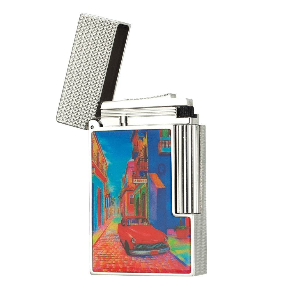 S.T. Dupont Havana Single-Flame Ligne 2 Lighter - Detail View