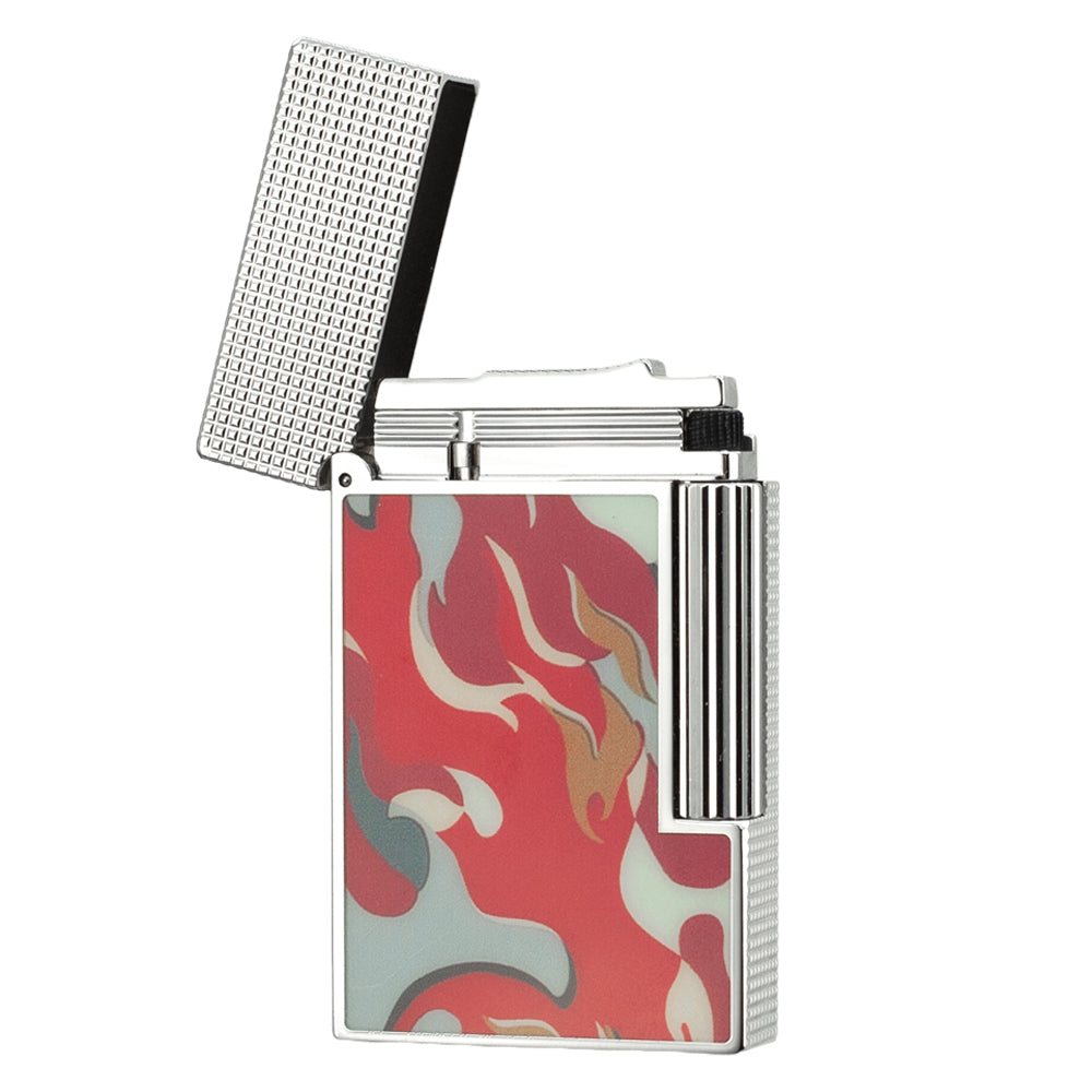 S.T. Dupont Ligne 2 Camo Guilloche Cling Flame Lighter - View 10