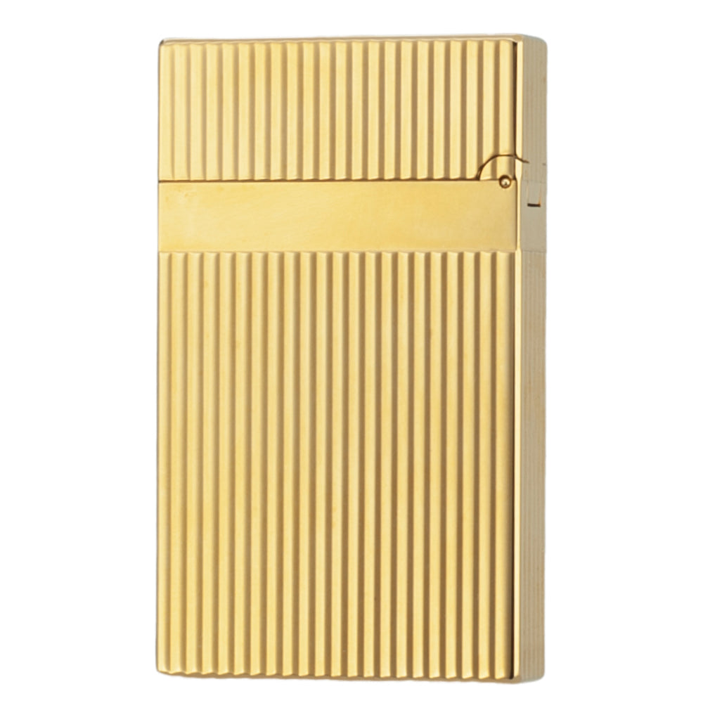ST DUPONT Vertical Stripes Cigarette Lighter - Side View