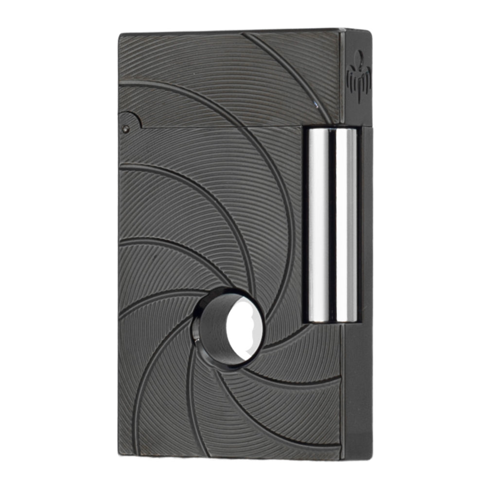 James Bond 007 Spectre S.T.Dupont Ligne 2 Lighter - Black - Front View