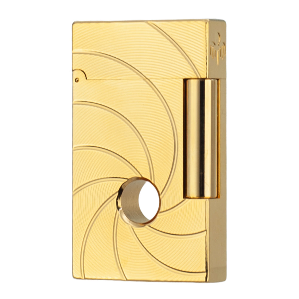 James Bond 007 Spectre S.T.Dupont Ligne 2 Lighter - Gold - Back View