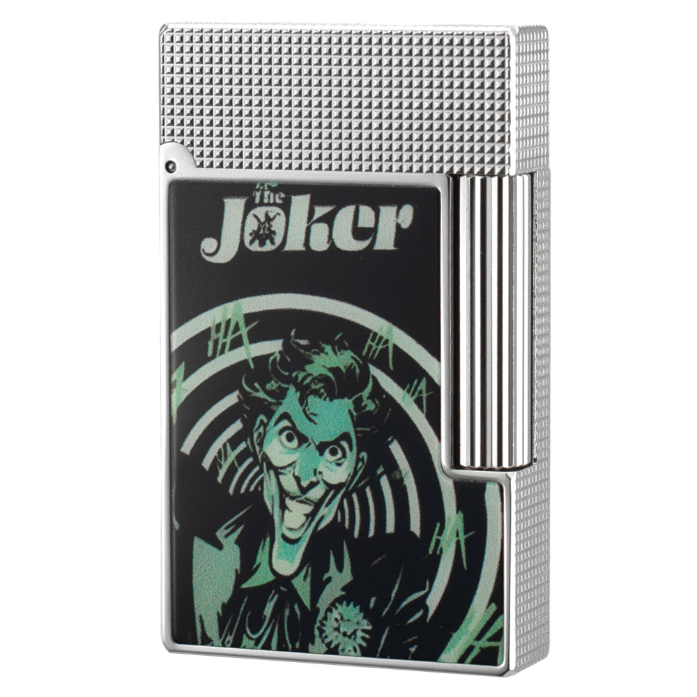 S.T. Dupont Ligne 2 Joker Limited Lighter - Silver - Front View