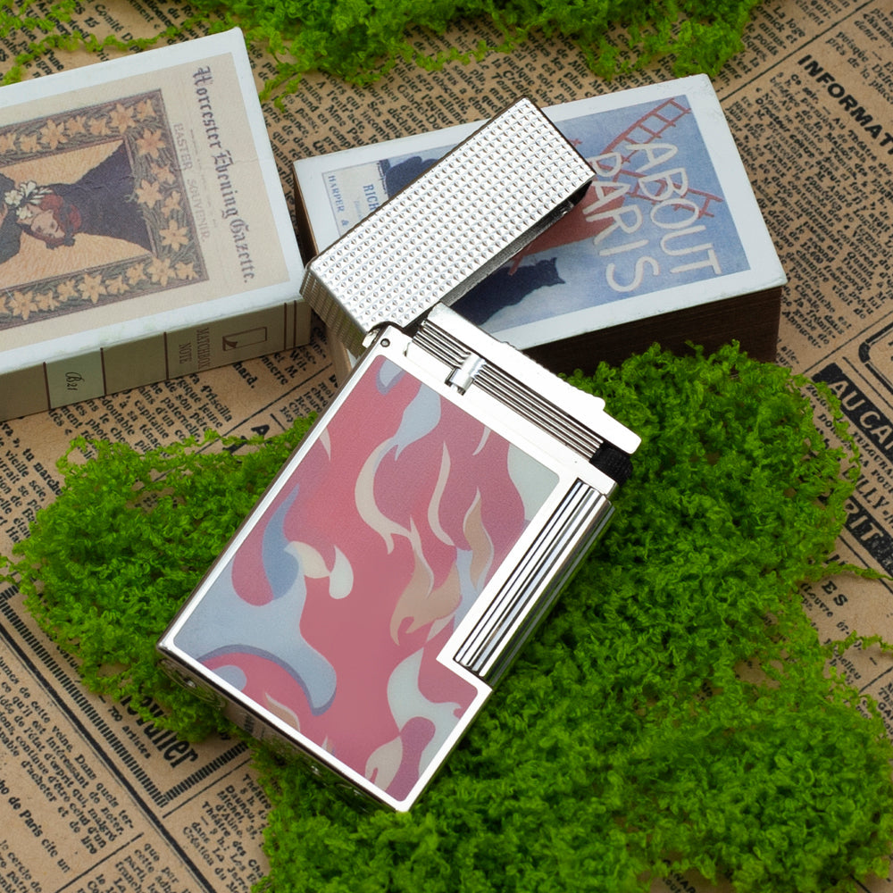 S.T. Dupont Ligne 2 Camo Guilloche Cling Flame Lighter - View 18