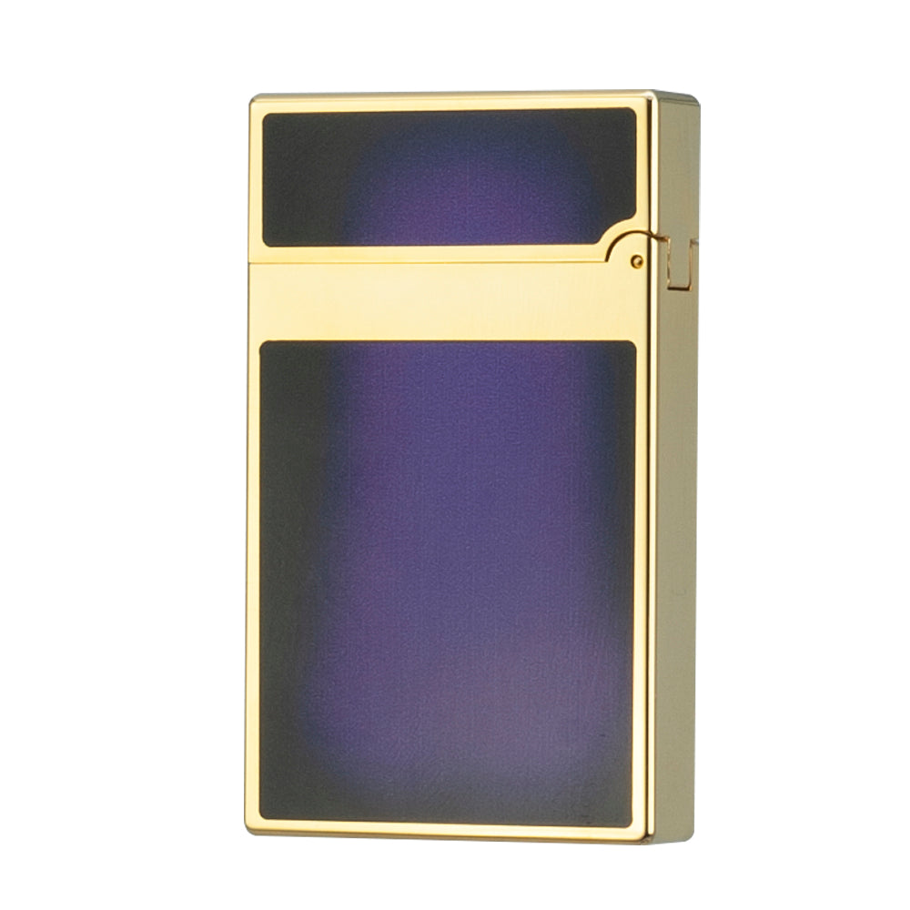 S.T. Dupont Ligne 2 Atelier Purple-Black Chinese Lacquer Lighter - Side View