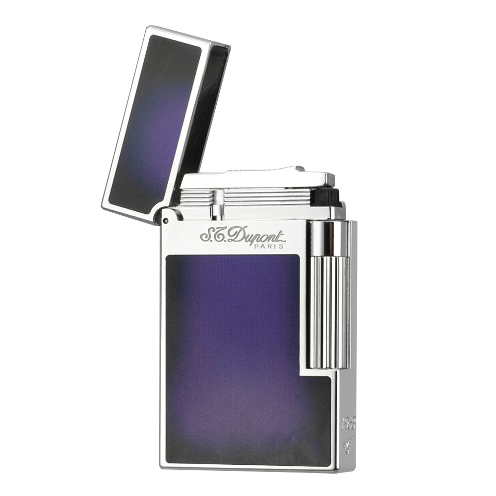 S.T. Dupont Ligne 2 Atelier Purple-Black Chinese Lacquer Lighter - View 10