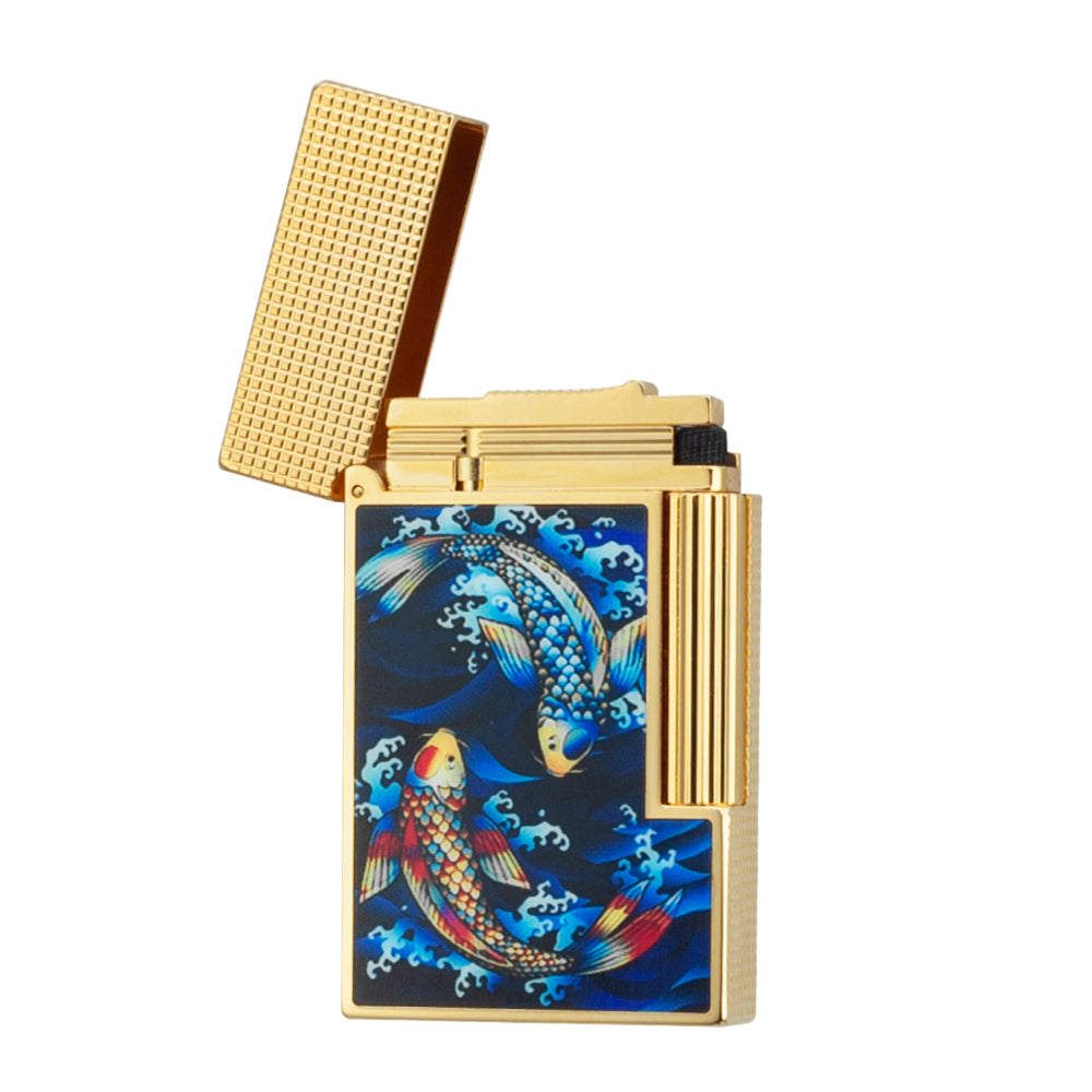 S.T. Dupont Koi Line 2 Lighter - Detail View