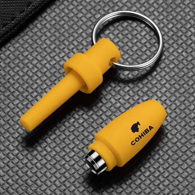 CH Yellow 4-Piece Cigar Accessory Set With Gift Box