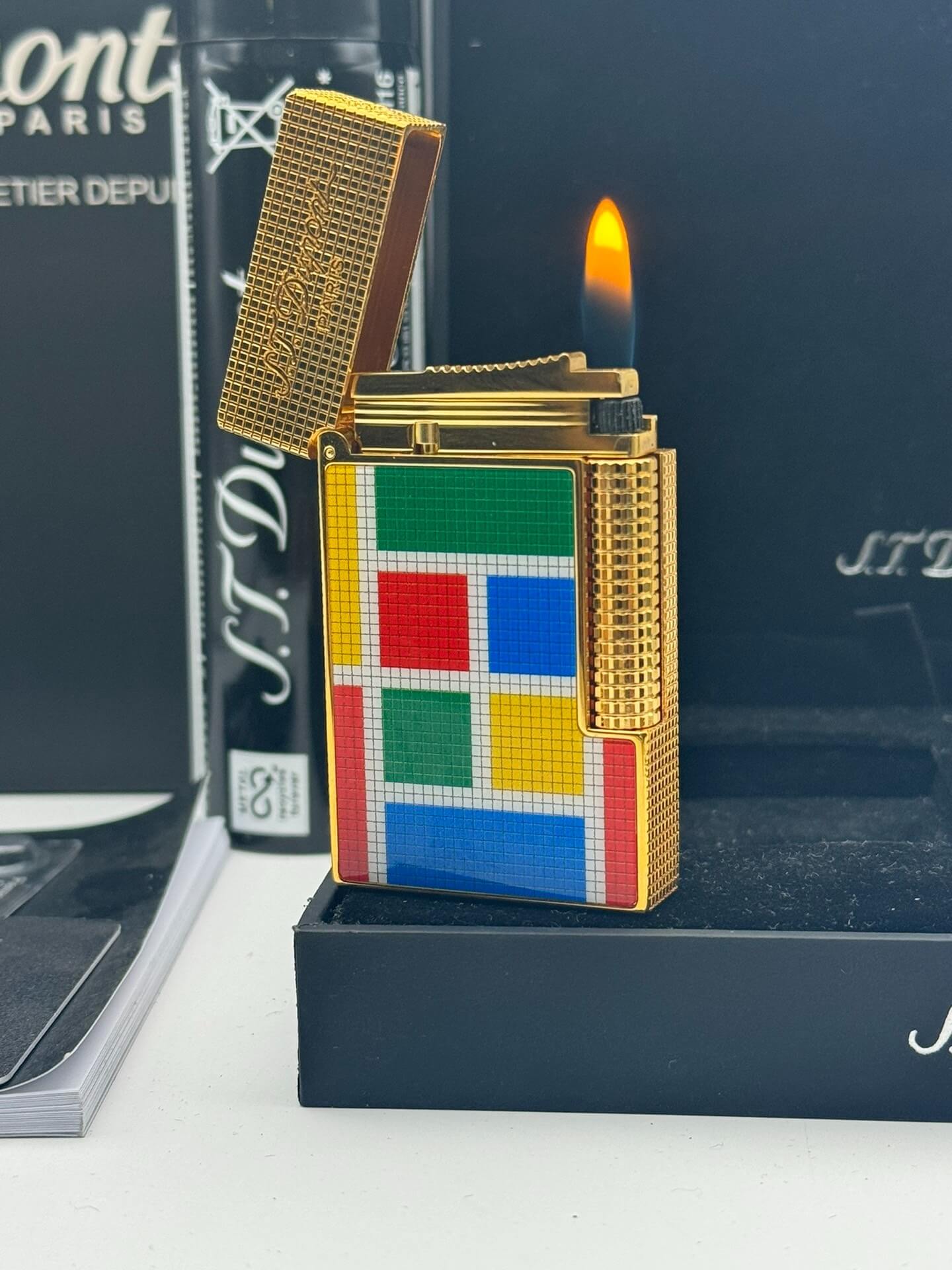 ST Dupont Ligne 2 Casablanca Vintage Lighter With Gift Box