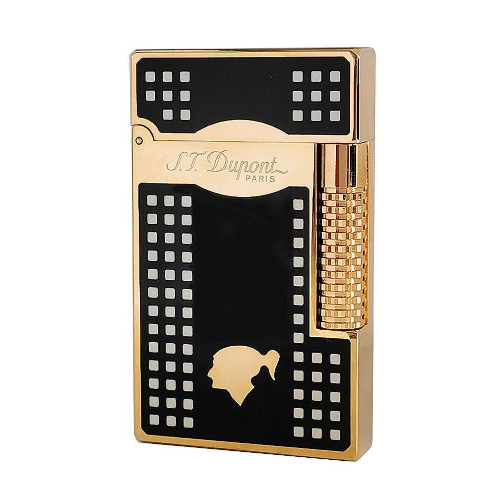 Dual Flames COHIBA x Dupont Ligne2 Lighter - Side View